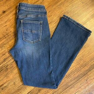 New York & Company Dark Blue Boot Cut Jeans